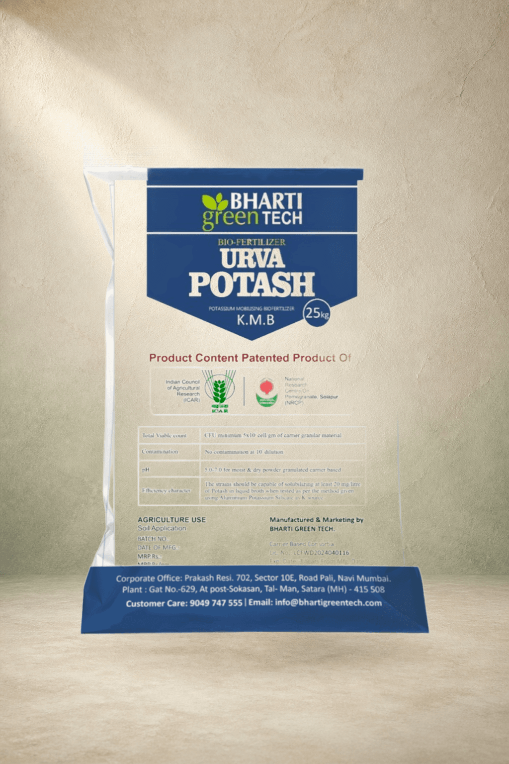 Urva Potash supplied package view 2
